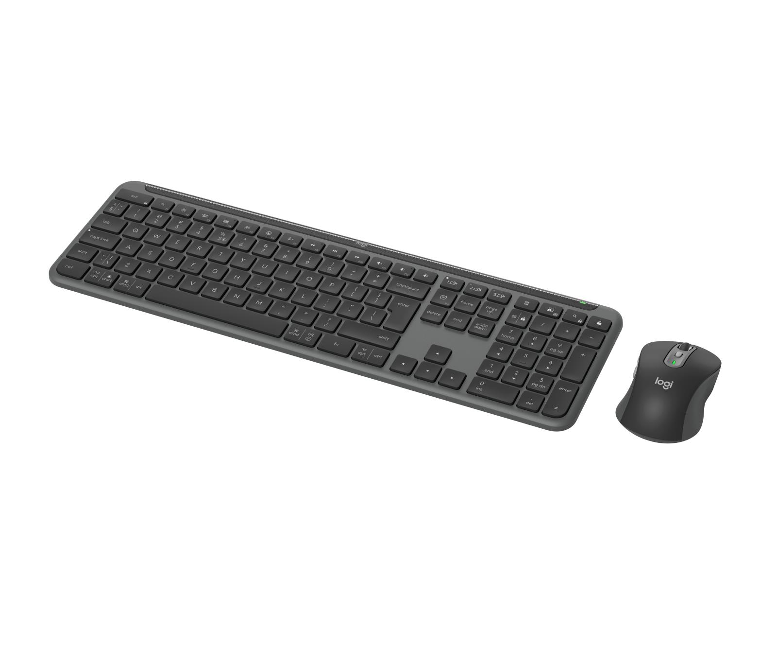 07eafe28-d246-4656-974c-19f189a5140e-1 LOGITECH KEYBOARD +MOUSE SLIM MK950 ENG/GRAPHITE 920-012490 LOGITECH - Image 1