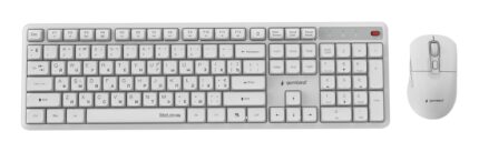 GEMBIRD KEYBOARD +MOUSE WRL CYRILLIC/WHT KBS-WMS-01-W-CYRL GEMBIRD