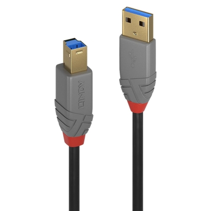 CABLE USB3.2 A-B 0.5M/ANTHRA 36740 LINDY