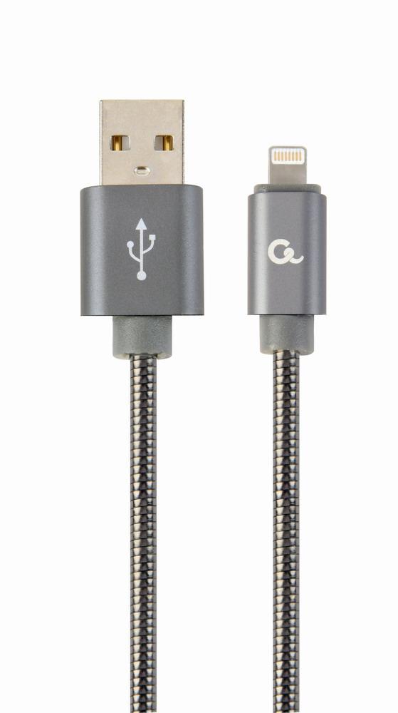 0b307519-e383-412b-82cb-dab95b0ed9b7 CABLE LIGHTNING TO USB2 1M/CC-USB2S-AMLM-1M-BG GEMBIRD - Image 1