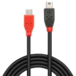 CABLE USB2 MICRO-B TO MINI-B/0.5M 31717 LINDY - Image 2