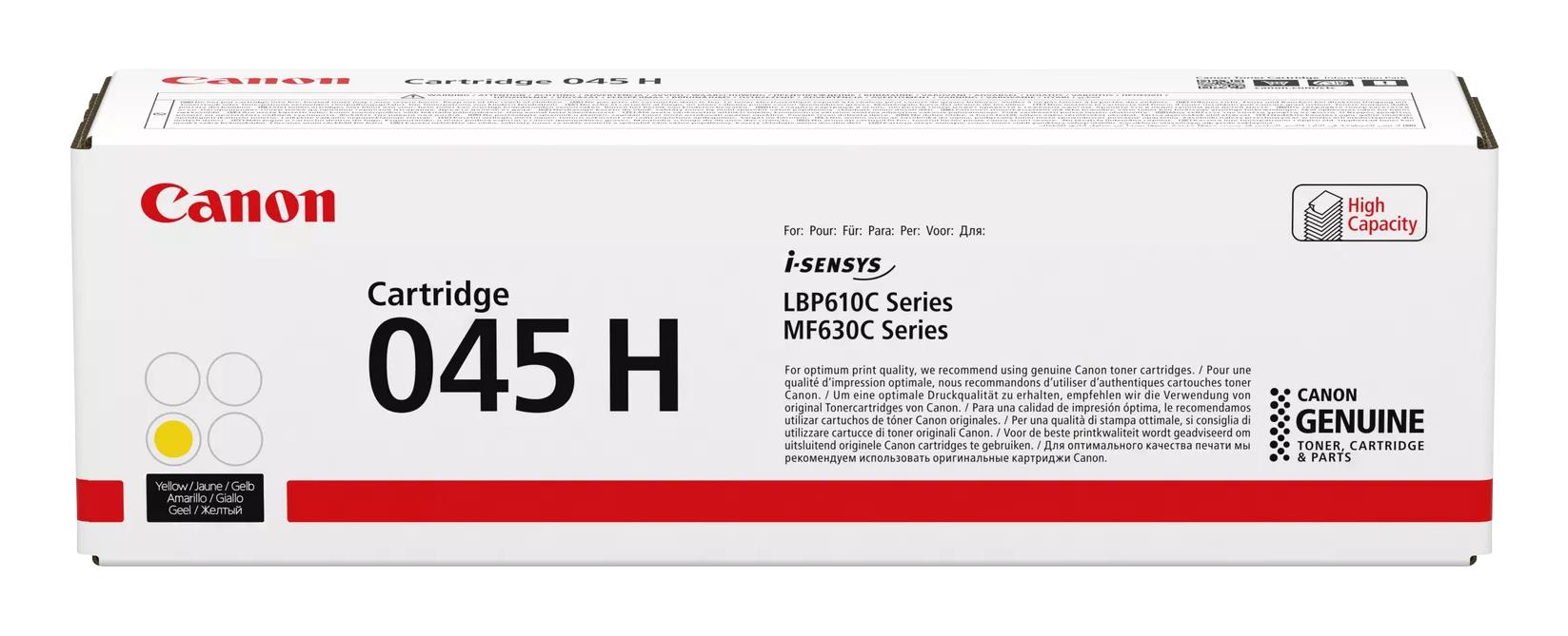 0bc5ac2b-1589-4970-85a7-411245464373-1 CANON TONER YELLOW 2.2K 045H/1243C002 CANON - Image 1