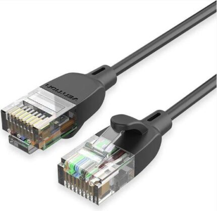 VENTION PATCH CABLE CAT.6A UTP/1.5M BLACK SLIM IBIBG VENTION