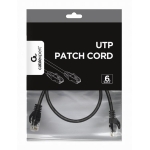 PATCH CABLE CAT6 UTP 0.25M/PP6U-0.25M/BK GEMBIRD - Image 3