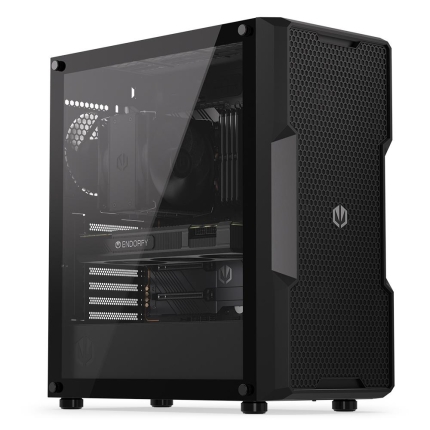 ENDORFY Case|ENDORFY|Regnum 400 Air|MidiTower|Case product features Transparent panel|Not included|ATX|MicroATX|MiniITX|Colour Black|EY2A008