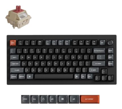 KEYCHRON KEYBOARD WRL V1 ULTRA/BLACK V1U-D1 KEYCHRON