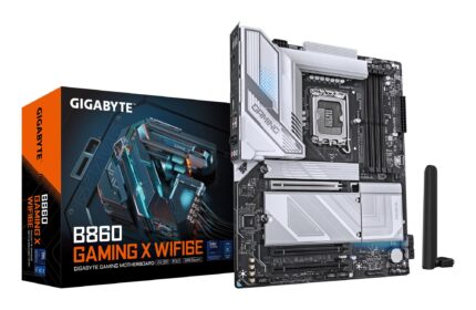 GIGABYTE Mainboard|GIGABYTE|Intel B860 Express|LGA1851|ATX|Memory DDR5|Memory slots 4|1xPCI-Express 16x|2xM.2|1xHDMI|1xDisplayPort|1xAudio-In|1xAudio-Out|1xMicrophone|5xUSB 2.0|3xUSB 3.2|1xUSB-C|1xRJ45|B860GAMINGXWIFI6E1.0