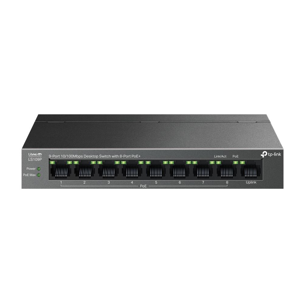 124e1f76-a7d5-46ac-8ca8-c608c1de023e-1 TP-LINK Switch|TP-LINK|LS109P|PoE+ ports 8|LS109P - Image 1