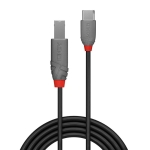 CABLE USB2 C-B 0.5M/ANTHRA 36940 LINDY - Image 2