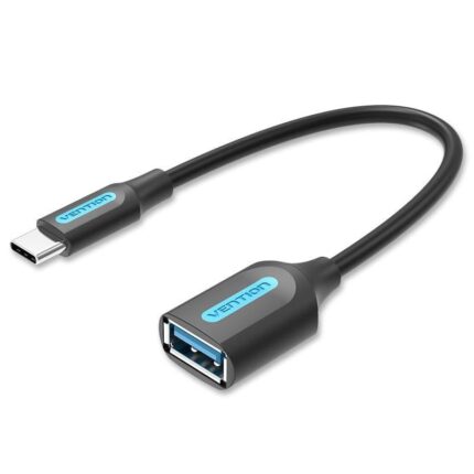 VENTION CABLE USB3.1C MALE TO A FEMALE/0.15M BLACK CCVBB VENTION