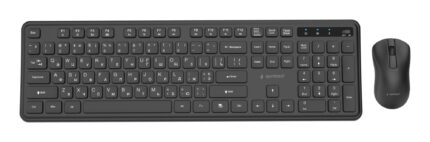 GEMBIRD KEYBOARD +MOUSE WRL CYRILLIC/BK KBS-WPS-01-CYRL GEMBIRD