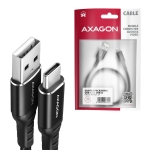 CABLE USB-C TO USB2.0 1.5M/BLACK BUCM-AM15AB AXAGON - Image 6