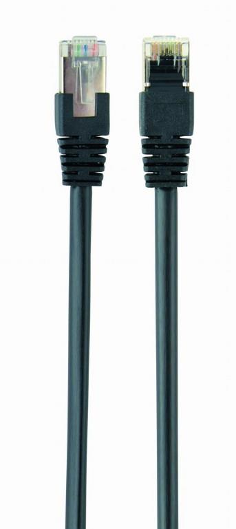 176409e0-2aa3-4dc8-8b95-d2a1e63aa834 PATCH CABLE CAT5E FTP 2M/PP22-2M/BK GEMBIRD - Image 1