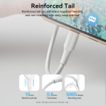 CABLE USB2.0 TO MICRO-B/1.5M WHITE CTIWG VENTION - Image 7