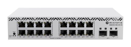 MIKROTIK Switch|MIKROTIK|16x10Base-T / 100Base-TX / 1000Base-T|CSS318-16G-2S+IN