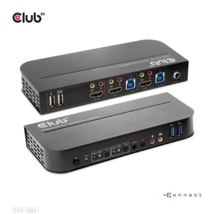 CLUB3D VIDEO SWITCH KVM HDMI 2PORT/CSV-1382 CLUB3D