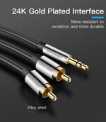 CABLE AUDIO 3.5MM TO 2XRCA/2M BCFBH VENTION - Image 6