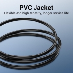 CABLE USB2.0 MALE TO MALE/2M BLACK COJBH VENTION - Image 12