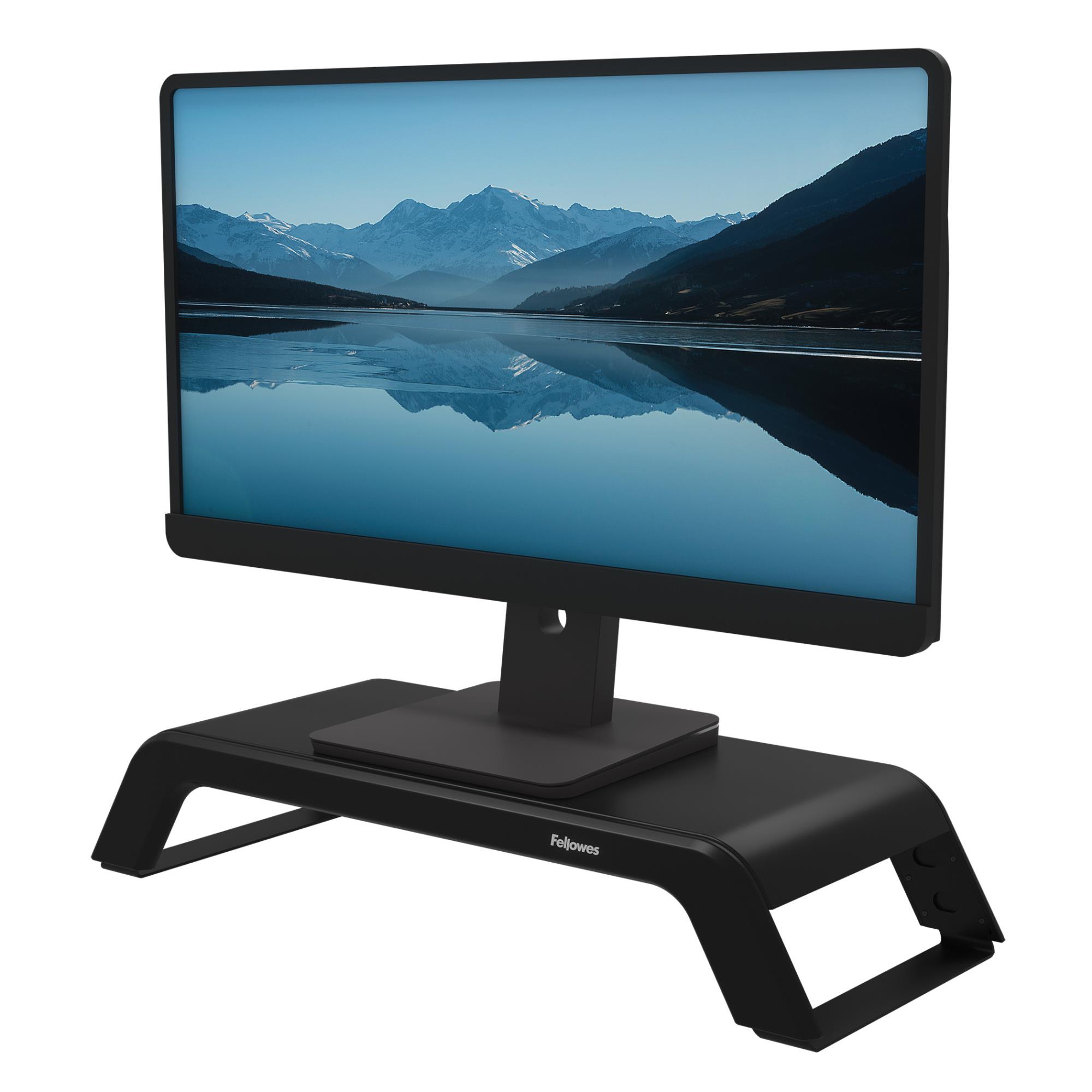1b2ebdf7-531c-48ac-9bb1-b65dd2ad30aa-1 FELLOWES MONITOR ACC RISER HANA LT/BLACK 100016996 FELLOWES - Image 1