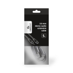 CABLE AUDIO 3.5MM EXTENSION 5M/CCA-421S-5M GEMBIRD - Image 3