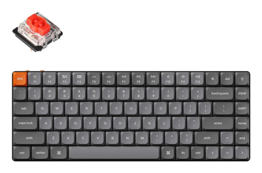 1bfddbde-cf57-4e6a-877f-8690d96f95a2-1 KEYCHRON KEYBOARD WRL K3 MAX RGB/BLACK K3M-H1 KEYCHRON - Image 1