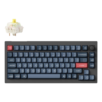 KEYCHRON KEYBOARD WRL V1 MAX RGB/CARBON BLACK V1M-D4 KEYCHRON