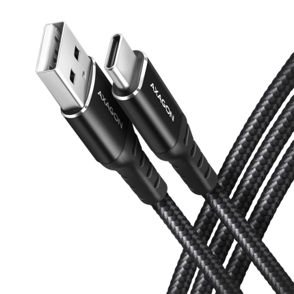 AXAGON CABLE USB-C TO USB2.0 1M/BLACK BUCM-AM10AB AXAGON