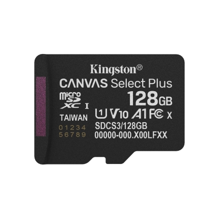 KINGSTON MEMORY MICRO SDXC 128GB UHS-I/SDCS3/128GBSP KINGSTON