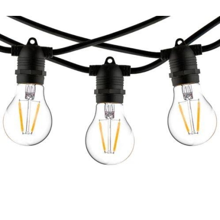 VISIONAL LAMP LED GARLAND GARDEN STRING/E27 15M VS-613 VISIONAL