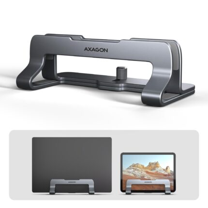 AXAGON NB ACC STAND 10"-17.3"/VERT. ALUMINUM STND-VG AXAGON