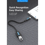 CABLE USB2.0C MALE TO A FEMALE/0.15M BLACK CCSBB VENTION - Image 7
