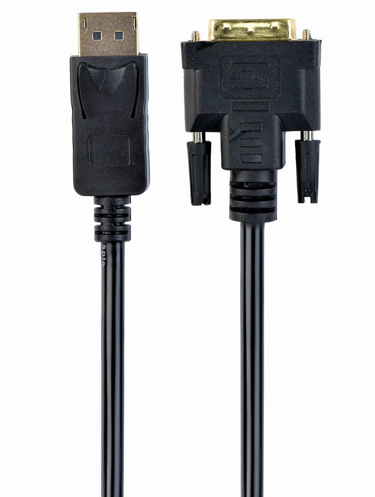 1f69a26d-6f75-48b5-8431-ddce7e9ac669-1 GEMBIRD CABLE DISPLAY PORT TO DVI/3M CC-DPM-DVIM-3M GEMBIRD - Image 1