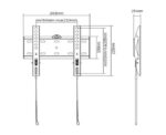 TV SET ACC WALL MOUNT 23-42"/WM-42F-01 GEMBIRD - Image 2
