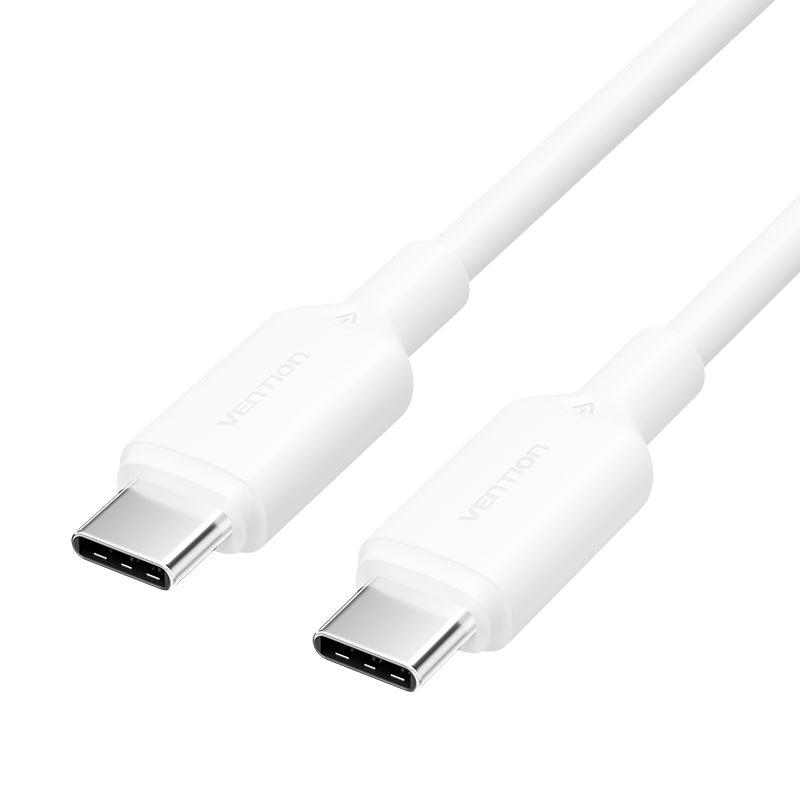1fe41ed1-a394-4cb1-a256-966dd5ab5c33 CABLE USB-C TO USB-C/1M WHITE TRCWF VENTION - Image 1