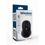 MOUSE BLUETH OPTICAL/BLACK MUSWB-6B-01 GEMBIRD - Image 2
