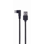CABLE USB2 TO USB-C ANGLED/CC-USB2-AMCML-0.2M GEMBIRD