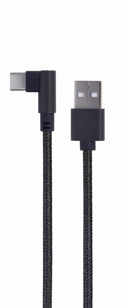 20f88570-fe81-4eca-a46a-1c48fe239464 CABLE USB2 TO USB-C ANGLED/CC-USB2-AMCML-0.2M GEMBIRD - Image 1