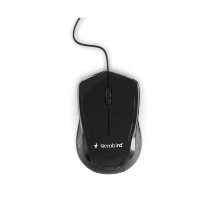 GEMBIRD MOUSE USB OPTICAL/BLACK MUS-3B-02 GEMBIRD