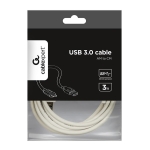 CABLE USB-C TO USB3 3M WHITE/CCP-USB3-AMCM-W-10 GEMBIRD - Image 3