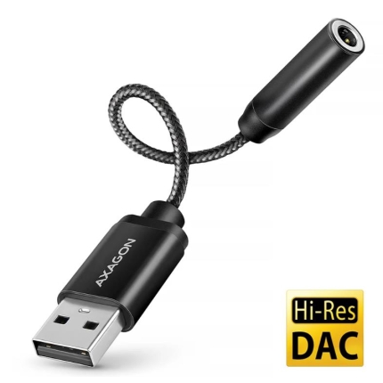 AXAGON ADAPTER USB-C TO AUDIO 3.5MM/DAC 0.1M ADA-HA AXAGON