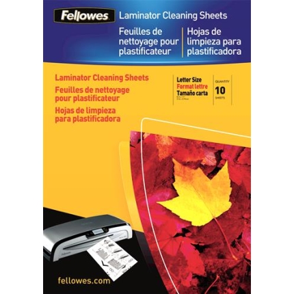 FELLOWES LAMINATOR ACC CLEANING SHEET/10PCS 5320604 FELLOWES