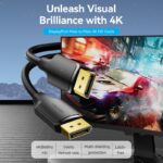 CABLE DP TO DP 1.5M/HAKBG VENTION - Image 2