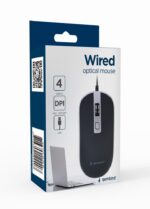 MOUSE USB OPTICAL BLACK/SILVER/MUS-4B-06-BS GEMBIRD - Image 4