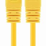 PATCH CABLE CAT5E UTP 0.25M/YELLOW PP12-0.25M/Y GEMBIRD