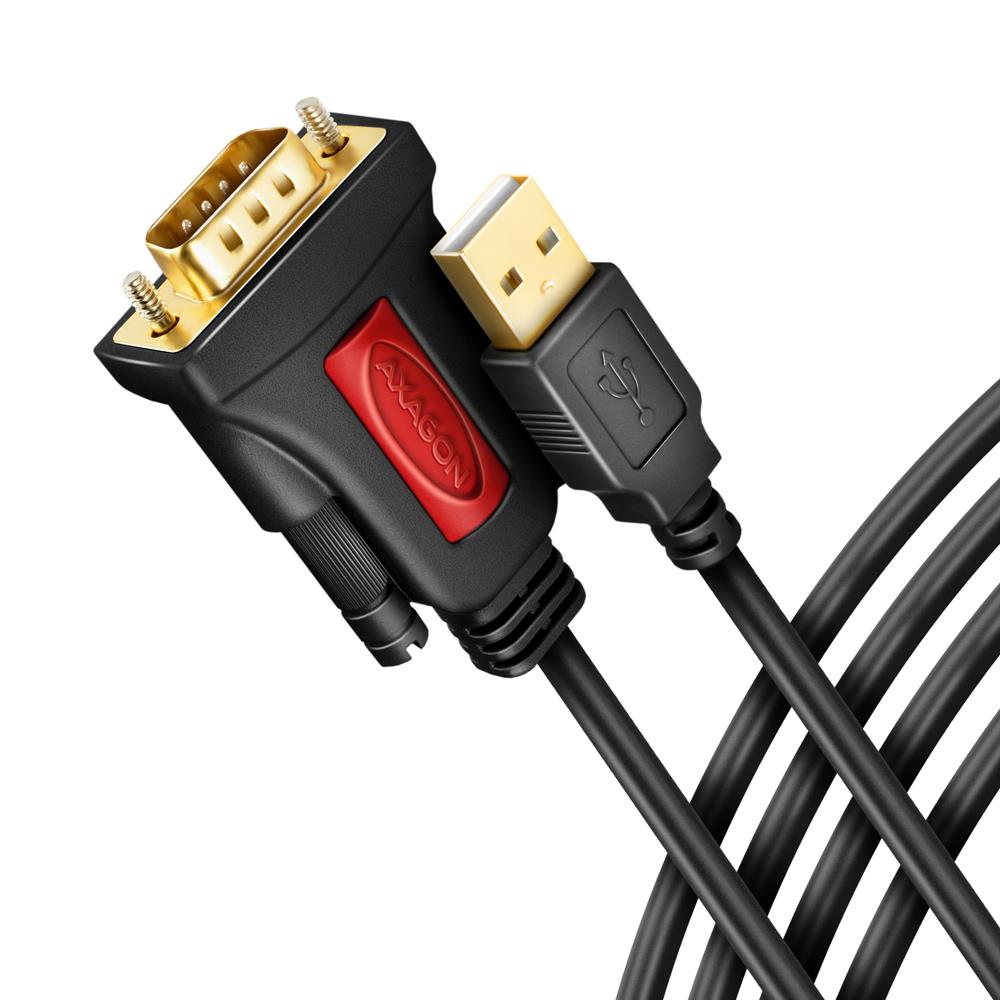 23bd4a84-0a5d-42ef-9e68-3ff49e40c5d3 AXAGON CABLE USB2.0 TO RS-232 DB9-M/1.5M ADS-1PSN AXAGON - Image 1