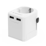 GEMBIRD POWER ADAPTER EU TO UNIV. 12W/WHT TPA-EU2A12-01-W GEMBIRD