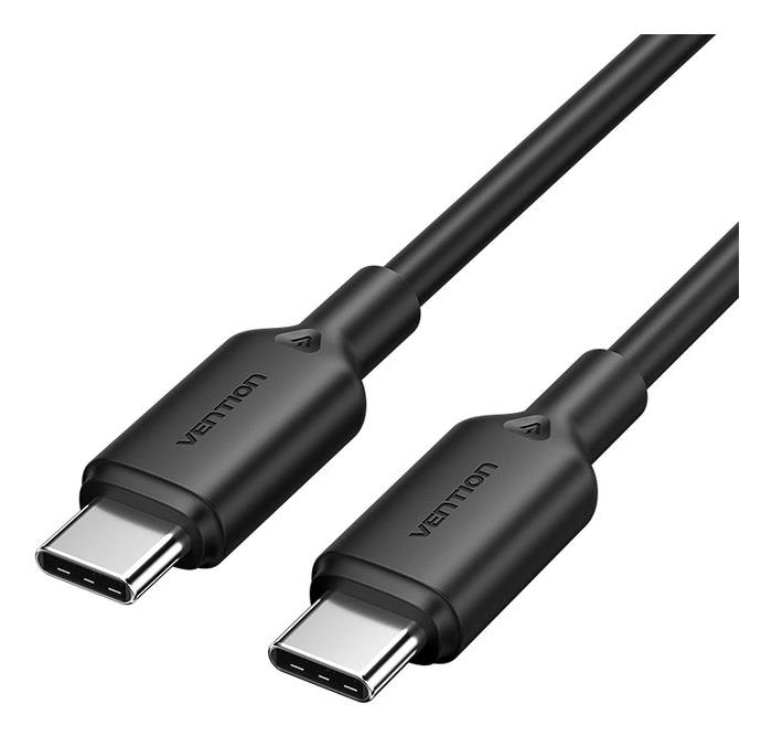 271b06cc-cbb3-476c-a555-7c493329e29b CABLE USB-C TO USB-C/1M BLACK TRCBF VENTION - Image 1