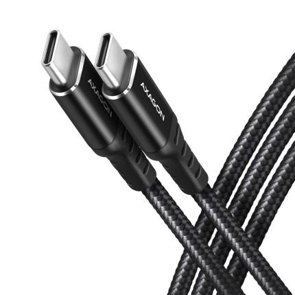 AXAGON CABLE USB-C TO USB-C 3M 60W/BLACK BUCM3-CM30AB AXAGON
