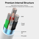 CABLE USB-C TO USB2.0/1.5M WHITE CTHWG VENTION - Image 12
