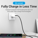 CABLE USB-C TO USB-C/1M BLACK COSBF VENTION - Image 6
